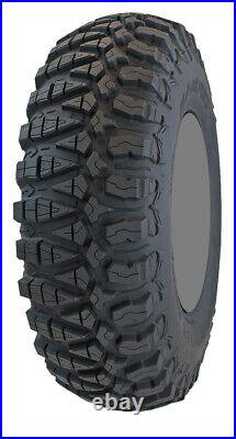 Kit 4 GBC Kanati Terra Master Tires 27x9-14 on Sedona Sparx Black Wheels FXT