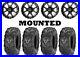 Kit 4 ITP Mud Lite II 2 Tires 26×9-12 on Frontline 556 Black Wheels IRS