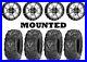 Kit 4 ITP Mud Lite II 2 Tires 26×9-12 on Frontline 556 Machined Wheels 1KXP