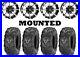 Kit 4 ITP Mud Lite II 2 Tires 27×9-14/27×11-14 on STI HD6 Machined Wheels TER