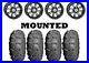 Kit 4 ITP Mud Lite XL Tires 27×10-12/27×12-12 on STI HD3 Gloss Black Wheels FXT