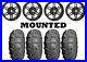 Kit 4 ITP Mud Lite XL Tires 28×10-14/28×12-14 on STI HD7 Smoke Wheels H700