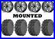 Kit 4 ITP Mud Lite XTR Tires 27×9-14 on MSA M26 Vibe Machined Wheels VIK