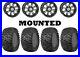 Kit 4 ITP TerraCross R/T XD Tires 26×8-14/26×10-14 on STI HD3 Gloss Black SRA