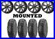 Kit 4 ITP UltraCross R-Spec Tires 27×9-14 on Raceline A77 Mamba Black Wheels TER