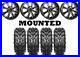 Kit 4 Interco Swamp Lite Tires 26×9-12 on Raceline A77 Mamba Black Wheels SRA