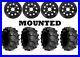Kit 4 Kenda Executioner Tires 26×10-12 on ITP Delta Steel Black Wheels IRS