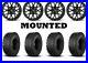 Kit 4 Kenda Kongur Tires 28×10-14 on ITP Hurricane Matte Black Wheels FXT