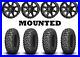 Kit 4 Kenda Mastodon HT Tires 26×9-14/26×11-14 on Frontline 308 Gloss Black 550