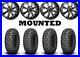 Kit 4 Kenda Mastodon HT Tires 28×10-14 on Raceline A77 Mamba Black Wheels POL