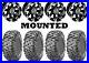 Kit 4 Maxxis Bighorn 2.0 Tires 23×10-12 on Moose 393X Black Wheels FXT