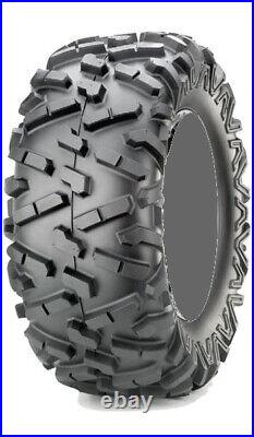 Kit 4 Maxxis Bighorn 2.0 Tires 23x10-12 on Moose 393X Black Wheels FXT