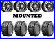 Kit 4 Maxxis Bighorn 3.0 Tires 27×9-14 on Sedona Sano Beadlock Black Narrow CAN