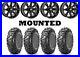 Kit 4 Maxxis Bighorn Radial Tires 26×10-15 on Sedona Sparx Black Wheels FXT
