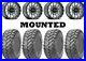 Kit 4 Maxxis Ceros MU07 Tires 27×9-14 on Raceline Trophy Gray Wheels CAN