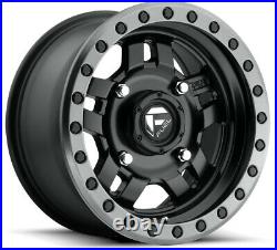 Kit 4 Maxxis Liberty Tires 28x10-14 on Fuel Anza Matte Black D557 Wheels CAN