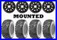 Kit 4 Maxxis Workzone Tires 25×10-12 on ITP Delta Steel Black Wheels CAN