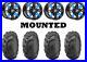 Kit 4 Maxxis Zilla Tires 26×9-14/26×11-14 on Sedona Rukus Blue Wheels POL