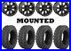 Kit 4 Moose 8-Ball Tires 26×9-14 on Raceline A71B Mamba Beadlock Black VIK