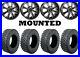 Kit 4 Moose Insurgent Tires 25×8-12/25×10-12 on Raceline A77 Mamba Black TER