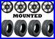 Kit 4 Moose Insurgent Tires 26×9-14/26×11-14 on STI HD7 Smoke Wheels FXT