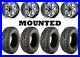 Kit 4 Moose Switchback Tires 27×9-14/27×11-14 on MSA M26 Vibe Machined H700