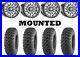 Kit 4 Quadboss QBT446 Tires 29×9-14 on Sedona Sano Beadlock Machined Narrow FXT