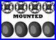 Kit 4 STI Chicane RX Tires 27×10-14 on Sedona Riot Machined Wheels IRS