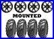 Kit 4 STI Outback XT Tires 27×10-12 on Frontline 556 Black Wheels VIK