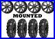 Kit 4 Sedona Mud Rebel Tires 26×9-12/26×12-12 on Raceline A77 Mamba Black IRS