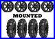 Kit 4 Sedona Mud Rebel Tires 27×10-14 on Raceline Hostage Matte Black Wheels VIK