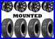 Kit 4 Sedona Ridge Saw Tires 25×8-12/25×10-12 on Moose 112X Black Wheels WCT