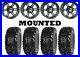 Kit 4 Sedona Rip Saw Tires 28×10-14 on ITP SS212 Matte Black Wheels FXT