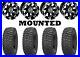 Kit 4 Sedona Rock-A-Billy Tires 26×9-12/26×11-12 on Moose 393X Black Wheels HP1K
