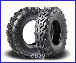 MCKINLEY UTV ATV Tires 25X8-12 6 Ply Super Mud 25X8X12 Offroad X611, Set 2