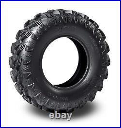 MCKINLEY UTV ATV Tires 25X8-12 6 Ply Super Mud 25X8X12 Offroad X611, Set 2