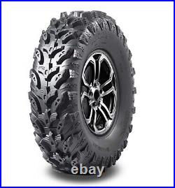 MCKINLEY UTV ATV Tires 25X8-12 6 Ply Super Mud 25X8X12 Offroad X611, Set 2