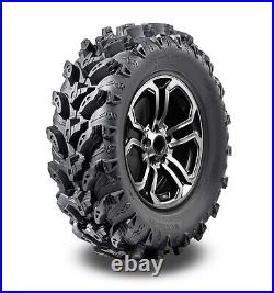 MCKINLEY UTV ATV Tires 26X10-12 & 26X12-12 6 Ply Full Set Super Mud Offroad