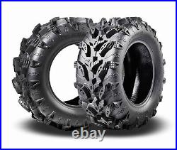 MCKINLEY UTV ATV Tires 27X11-14 6 Ply Super Mud 27X11X14 Offroad X611, Set 2