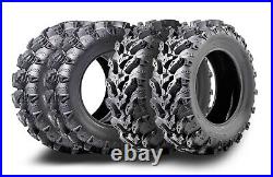 MCKINLEY UTV ATV Tires 27X9-12 6 Ply Super Mud 27X9X12 Offroad X611, Set 4