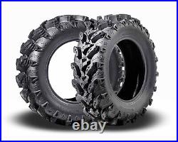 MCKINLEY UTV ATV Tires 27X9-14 6 Ply Super Mud 27X9X14 Offroad X611, Set 2