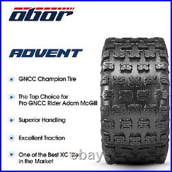 OBOR Set 2 20X11-8 ATV Tires 20X11X8 6PR UTV All Terrain Tyre Heavy Duty Tubeles