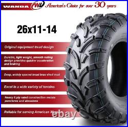 One WANDA ATV UTV Tires 26x11-14 26x11x14 6PR Lit Mud 26x11.00-14