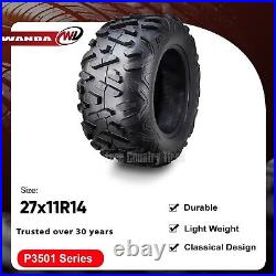 One WANDA Radial UTV ATV Tire 27x11R14 6PR Big Horn Style 27x11-14 27x11x14