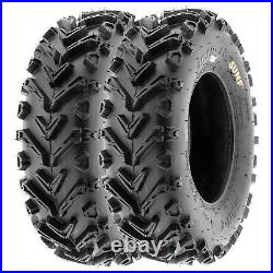 PAIR of 2 SunF 25x8-12 ATV UTV Muddy Tire 25x8x12 Mud Hardpack 6 PR A041