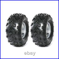 Pair 18X9.5- 8 Rear Tyre Wheel Rim Tire 18x9.50-8 for UTV ATV GOLF CART GO KART