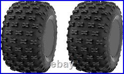 Pair 2 ITP Holeshot MXR6 18x10-9 ATV Tire Set 18x10x9 18-10-9