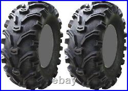Pair 2 Kenda Bearclaw 25x10-11 ATV Tire Set 25x10x11 K299 25-10-11
