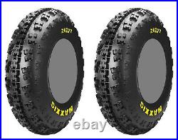 Pair 2 Maxxis Razr2 22x7-10 ATV Tire Set 22x7x10 22-7-10