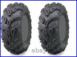 Pair 2 Maxxis Zilla 25x11-10 ATV Tire Set 25x11x10 25-11-10